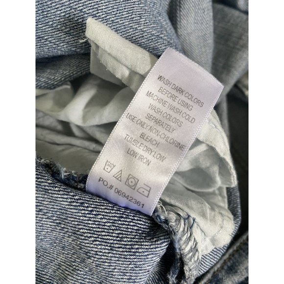 Ellos Womens Plus Size Blue Jeans Size 28‎ Tag 32 Curvy Denim High Rise Straight - Picture 16 of 16